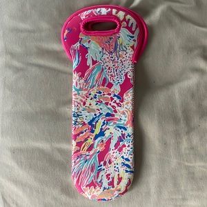 Lily Pulitzer wine tote